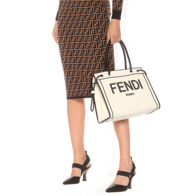 Fendi Roma Canvas Shopper 8BH379 Easybags6466